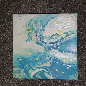 6" by 6"Sea Scape Painting by local artist
